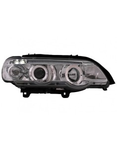 Angelo Occhi Fari per BMW X5 SUV E53 (00-10.03) Cromo 2