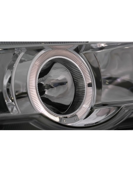 Angelo Occhi Fari per BMW X5 SUV E53 (00-10.03) Cromo