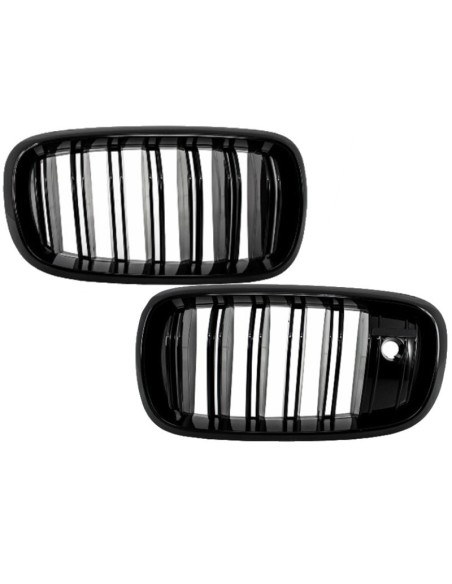 Rene centrale delle griglie per BMW X5 X6 F15 F16 (14 su) X5M X6M doppia striscia Design M-Package Sport w/ fotocamera