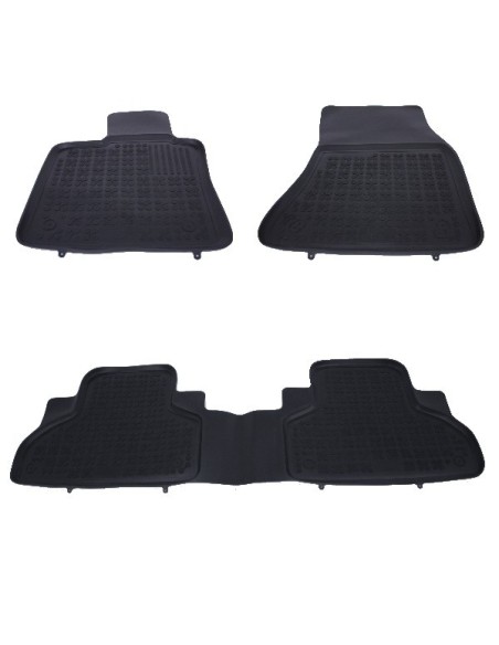 Tappetino in gomma nera per BMW X5 F15 13+ X6 F16 14+