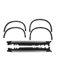 Passaruota Fender Flares per BMW X5 F15 (14-18) Piano Black e Running Boards