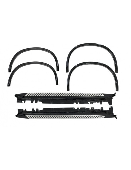 Passaruota Fender Flares per BMW X5 F15 (14-18) Piano Black e Running Boards
