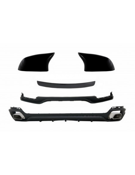 Il labbro anteriore del paraurti del corredo w/diffusore dell'aria e le coperture BMW X5 F15 (14-18)