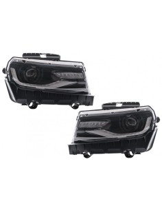 Fari a LED DRL per Chevrolet Camaro Mk5 Facelift (14-15) Luci di svolta dinamiche ambrate sequenziali 2