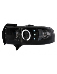 Angel Eyes Fari per Dodge RAM II Pick-Up (1994-01) Nero 2