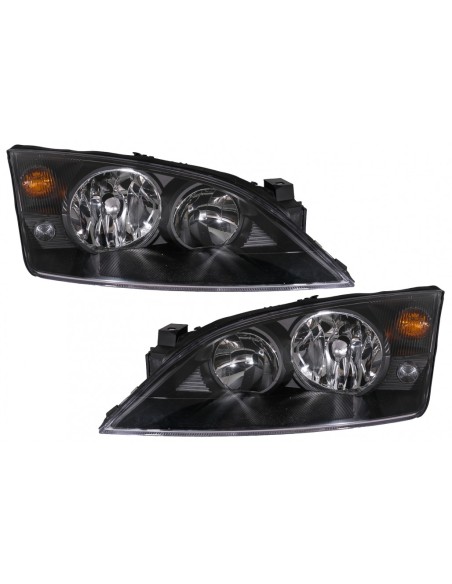 Fanali anteriori per Ford Mondeo MK3 Wagon Hatchback Sedan (09.00-05.07) Nero
