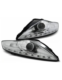 LED DRL fari per Ford Mondeo MK4 (07.07-11.10) Cromo