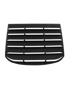 Classic Quarter Side Window Louvers per FORD Mustang Mk6 VI Sesta generazione (15-19) w/ Rear Window Louvers Black PFT Design 2