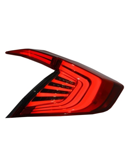 Fanali posteriori per HONDA Civic MK10 (FC-FK) (16-Up) Limousine Full LED Light Bar rosso-fumo