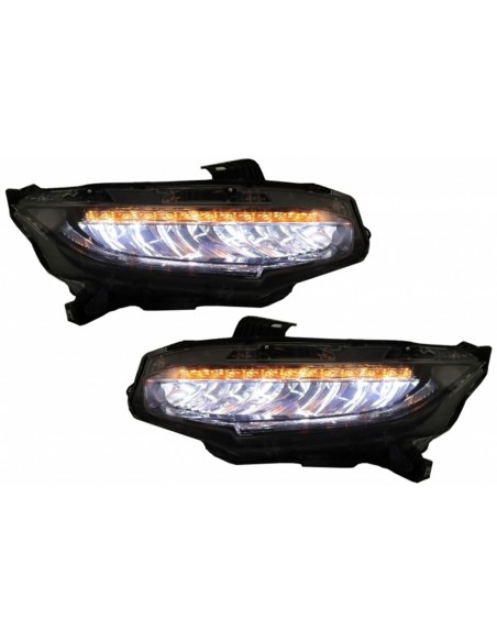 Montaggio fari e fanali posteriori per HONDA Civic MK10 FC FK (16-up) Limousine Full LED w/ sequenziale dinamico luci di svolta