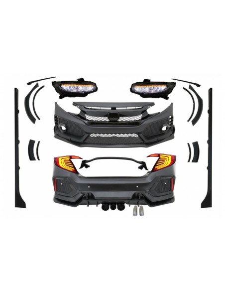 Kit completo per Honda Civic MK10 FC FK (16-in poi) berlina con design Type