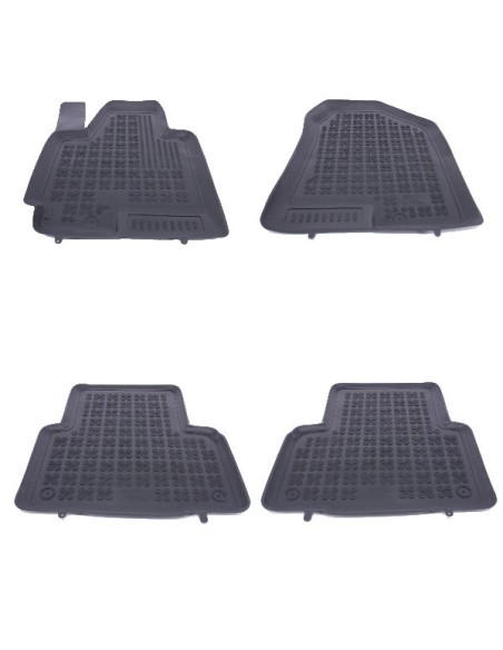 Tappetino in gomma Nero per Hyundai IX35 (10-15)