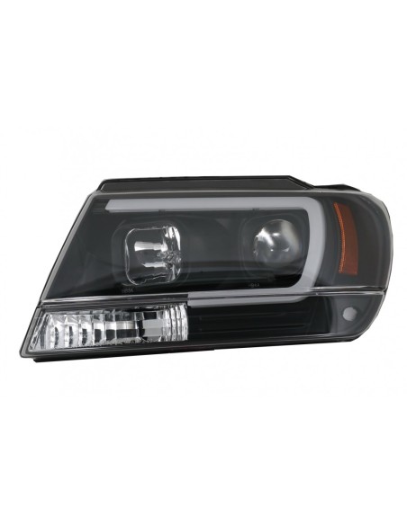 Fari a LED per Jeep Grand Cherokee (1999-04) Tubo Nero