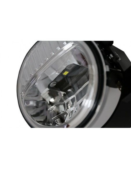 Full LED nebbia luci 4 pollici per Jeep Wrangler JK TJ JL (1996-18)