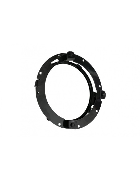Staffa per faro da 7 pollici per jeep e moto nera