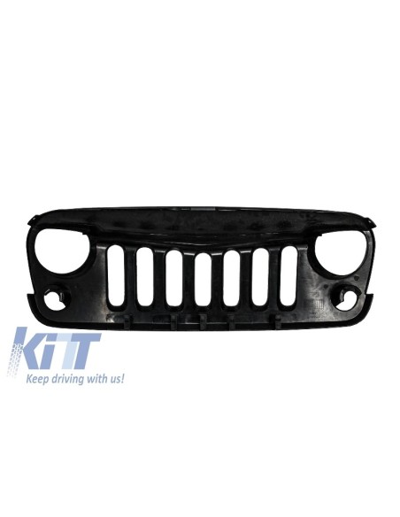 Montaggio della griglia centrale griglia anteriore per JEEP Wrangler - Rubicon JK (07-17) Angry Bird w/ HID Bi-Xenon fari