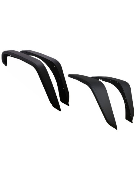Tubo del frantoio Fender piatto in acciaio Razzi per JEEP Wrangler Rubicon JK (07-17)