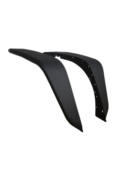 Tubo del frantoio Fender piatto in acciaio Razzi per JEEP Wrangler Rubicon JK (07-17)