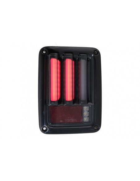 Fanali posteriori a LED per JEEP Wrangler JK (07-18) Led Bar Smoke Black