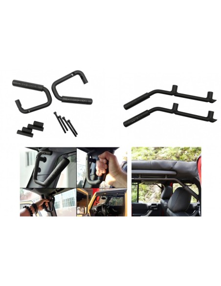 Pacchetto anteriore e posteriore maniglia per Jeep Wrangler III SUV JK (07-17)