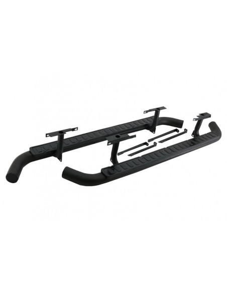 Gradini laterali per Land Rover Defender 110 (1990-16) Edizione nera