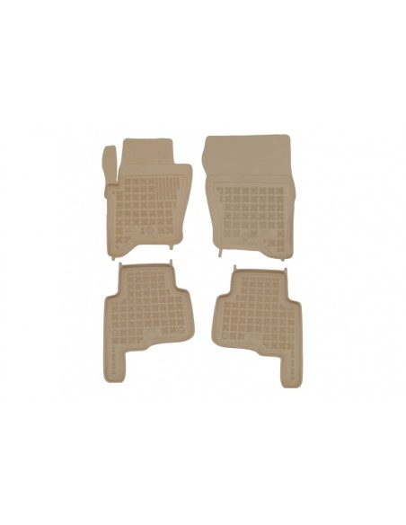 Tappetino in gomma Beige per Land Range Rover Discovery 3 & 4 (04-16)