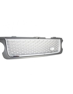 Griglia centrale per Land Range Rover Vogue III L322 (10-12) Grigio Argento Autobiography Supercharged Edition 2