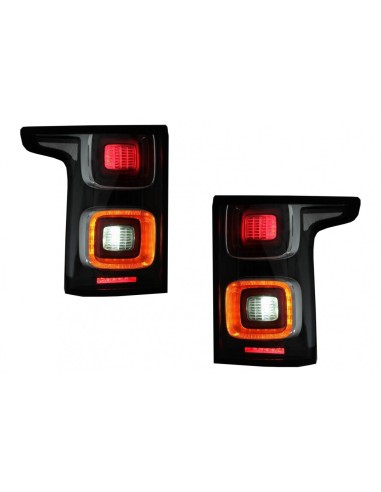 Fanali posteriori a LED completi per Range Rover Vogue L405 (13-17) Facelift Design Smoke