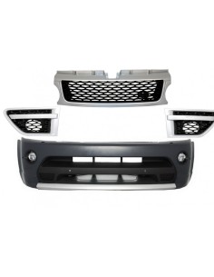 Paraurti anteriore e griglia anteriore Assembly Silver per Land Range Rover Sport L3 Facelift (09-13) Autobiography Design