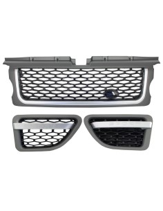 Griglia centrale e Side Vents Assembly per Land Range Rover Sport L3 (05-08) Autobiography Look Platinum Black Edition