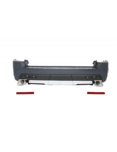 Paraurti posteriore w/ LED posteriore nero per Land Rover Range Rover Sport L3 (05-13) Autobiography Design 2