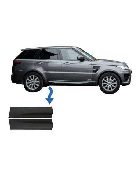 Porta posteriore inferiore modanature per Land Rover Range Rover Sport L494 (13-up) Nero