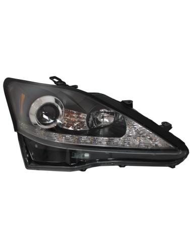 LED DRL Fari Dynamic Turn Light Signal per LEXUS IS XE (06-13) Black Edition