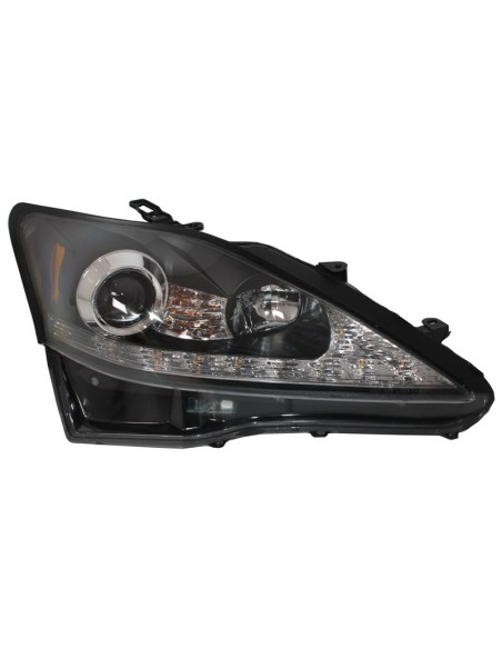LED DRL Fari Dynamic Turn Light Signal per LEXUS IS XE (06-13) Black Edition