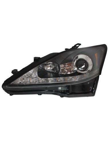 LED DRL Fari Dynamic Turn Light Signal per LEXUS IS XE (06-13) Black Edition