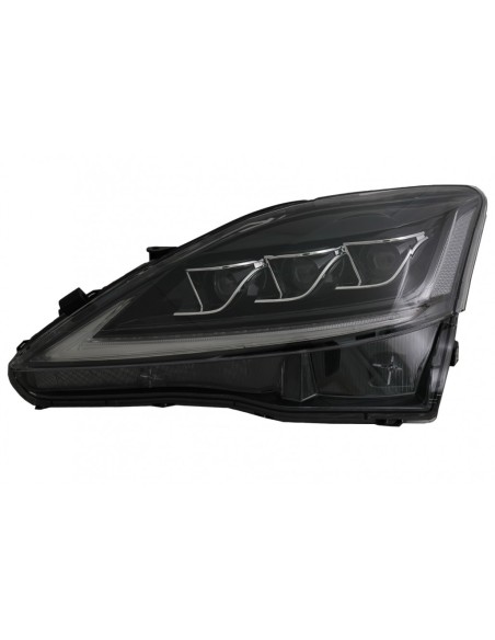 FULL LED DRL Fari Dynamic Turn Light Signal per LEXUS IS XE (06-13) Black Edition