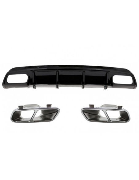 Diffusore posteriore Black Edition w/ per Mercedes A-Class W176 (12-18) A45 Facelift Design