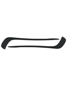 Paraurti anteriore Splitter alette Fronti Aero per Mercedes A-class W176 (12-08.15) A45 Design 2