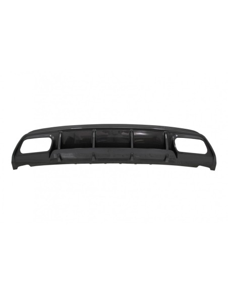 Paraurti posteriore Valance diffusore per Mercedes W176 Classe A (13-18) A45 Facelift Design Carbon Look