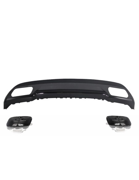Punte dello scarico del diffusore dello spoiler del tronco per MERCEDES W176 A-Class 12