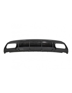 Paraurti posteriore Valance diffusore w/ scarico nero per Mercedes W176 A-Class (13-18) A45 Facelift Design Carbon Look 2