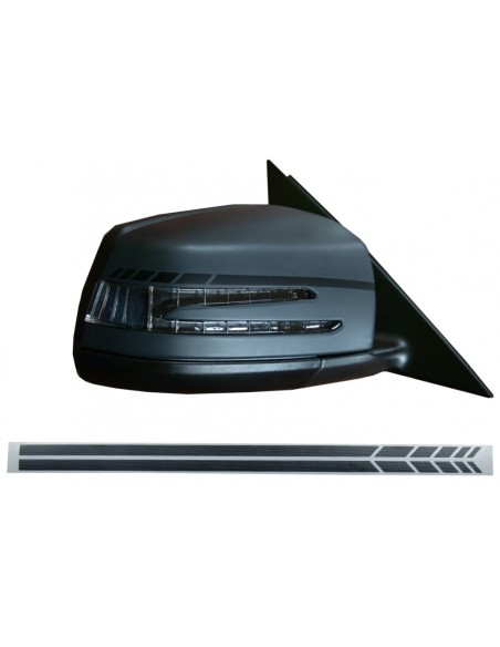 Adesivo specchio nero opaco MERCEDES Coupe C238 A B C E S Classe CLA GLA CLS GLK W246 W4 W176 W117 W212 W7 W218 X156 X4 W221