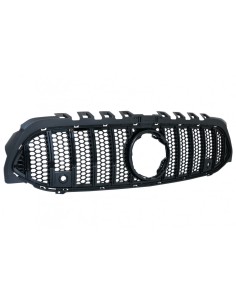 Griglia centrale Mercedes A-Class W177 Hatchback V177 Berlina (04.18-) Mesh GT-R Panamericana Tutto Nero 2