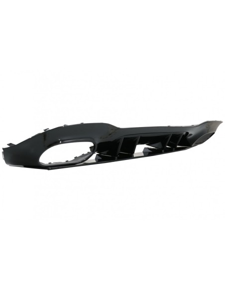 Paraurti posteriore Valance diffusore per Mercedes A-Class W177 Hatchback (18-Up) Chrome Marmitta Suggerimenti