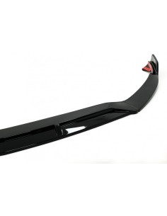 Paraurti anteriore Spoiler Lip per Mercedes A-Class W177 V177 (18-Up) Piano Nero 2