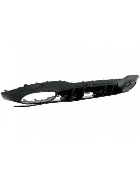 Paraurti posteriore diffusore w/ scarico nero e copertura dello specchio per Mercedes A-Class V177 berlina (09.18-up)