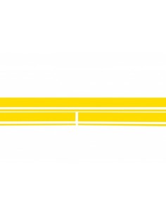 Set Adesivo Lato Decalcomanie & Superiore Cofano Tetto portellone opaco giallo per MERCEDES C5 Coupe A5 Cabriolet (14-up) 2
