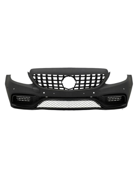 Paraurti anteriore per Mercedes Classe C C5 A5 Coupé Cabriolet (14-19) Griglia anteriore GT-R Panamericana