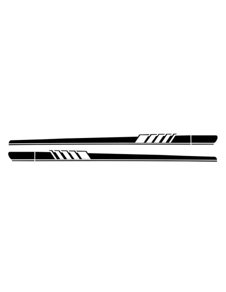 Set Adesivo Lato Decalcomanie & Superiore Cofano