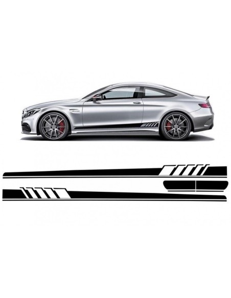 Adesivi laterali in vinile per Mercedes C-Class C5 Coupe A5 Cabriolet (14-up) C63